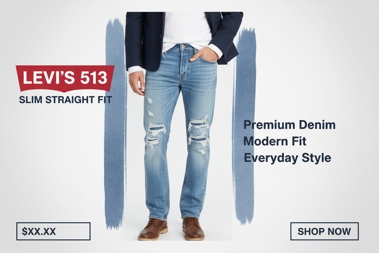 Levi's en's 513 Slim Straight Jeans