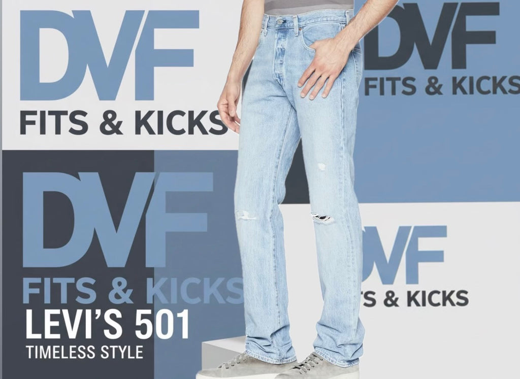 Levi's Men's 501 Original Fit Jeans (Also Available in Big & Tall), Damaged Hector-Warp Stretch, 34W x 34L