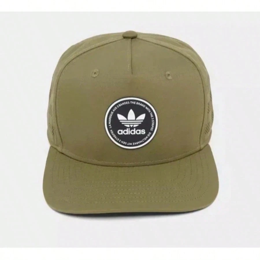 Adidas Original OG Emblem Snapback Hat Olive Green - IU9125