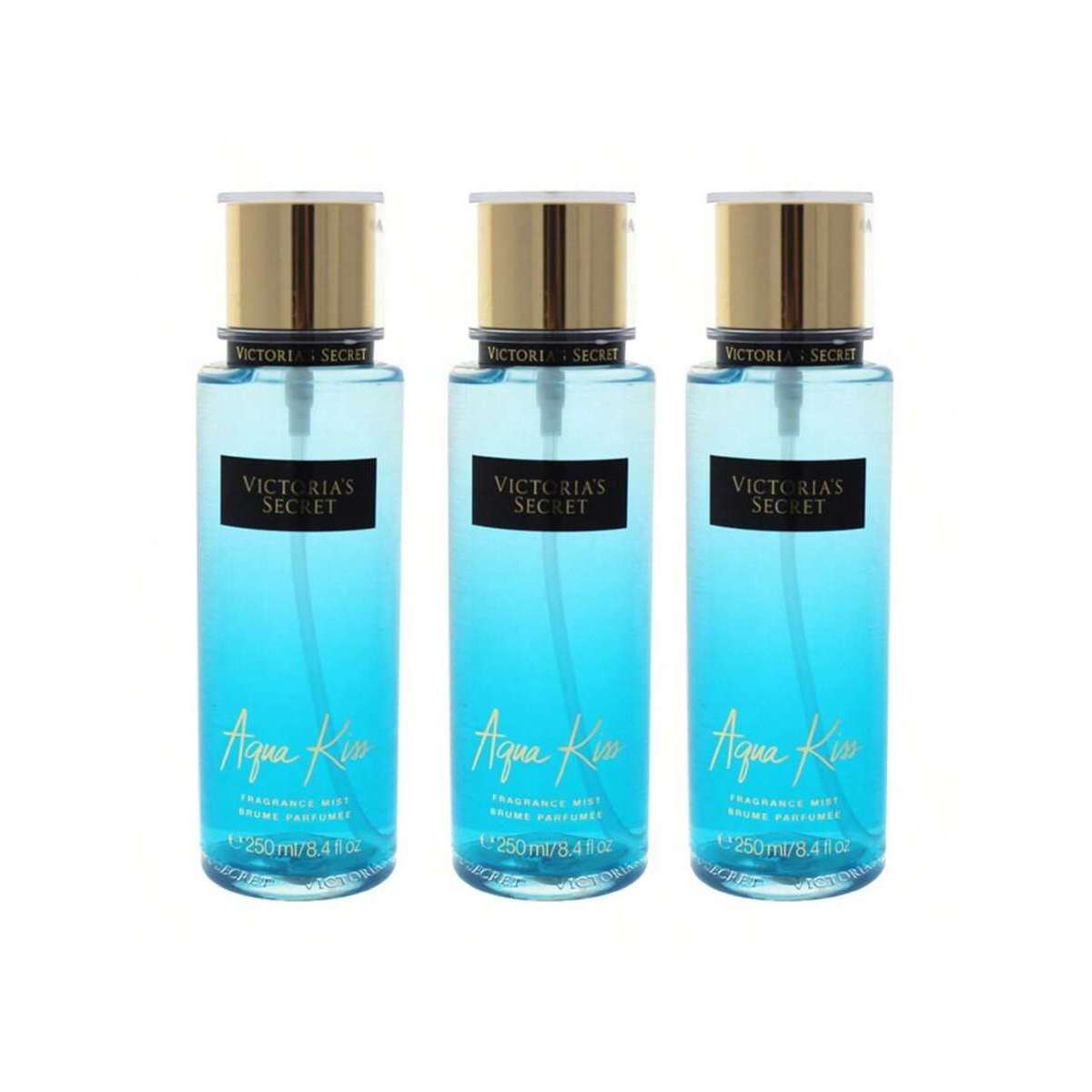 Victorias Secret Aqua Kiss For Women - 8.4 Oz Fragrance Mist - Pack Of 3
