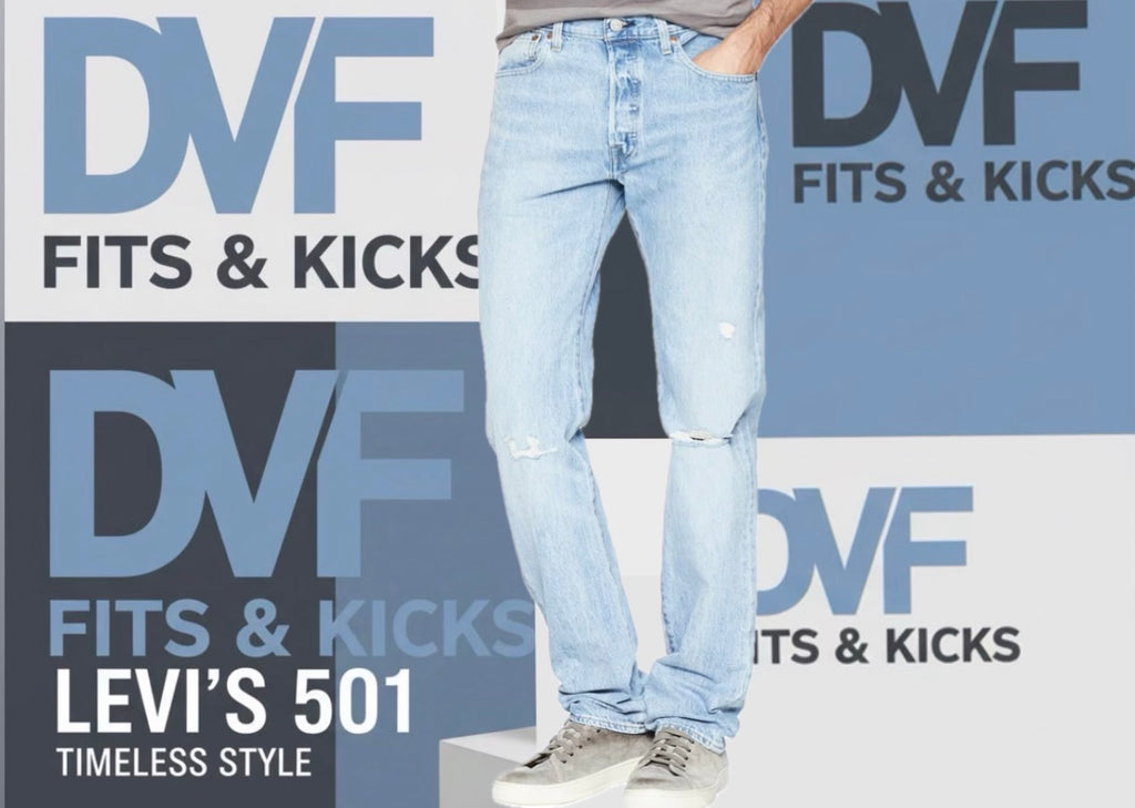 Levi's Men's 501 Original Fit Jeans (Also Available in Big & Tall), Damaged Hector-Warp Stretch, 34W x 34L