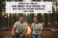 Est 1944 Smokey Bear Shirt Only You Can Prevent Wildfires T-Shirt - Light Gray