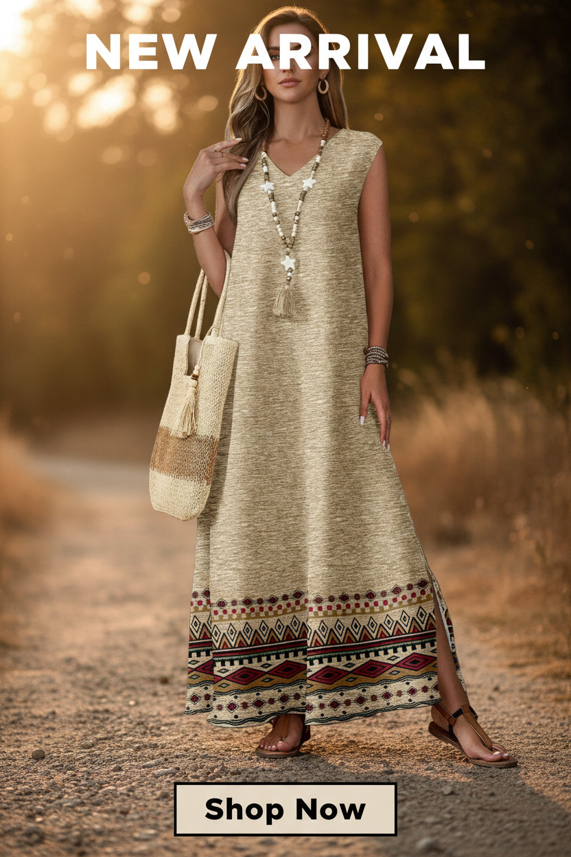 Trendy Sleeveless Long Dresses for Women Featuring a Sexy V-Neck Halterneck Design with Polka Dots, Perfect for Summer Daily Wear Or Beach Vacations