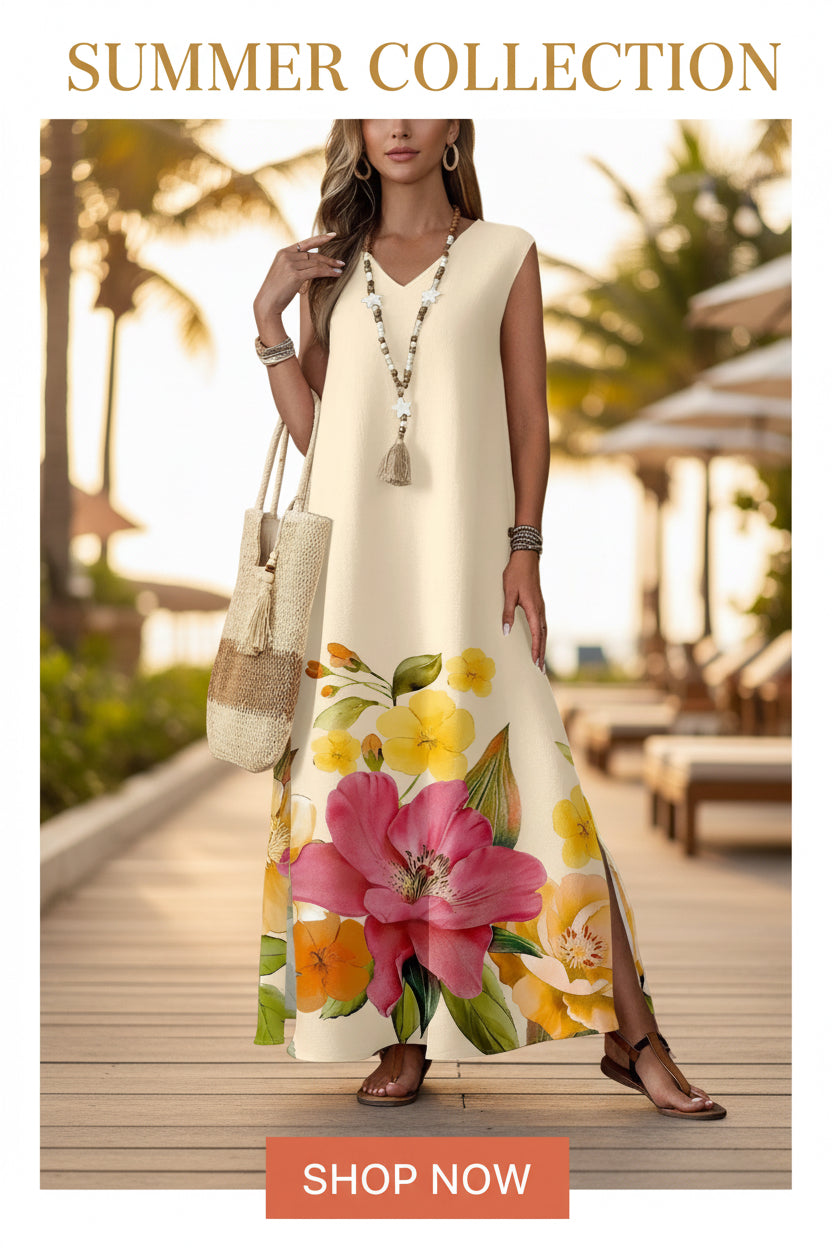 Trendy Sleeveless Long Dresses for Women Featuring a Sexy V-Neck Halterneck Design with Polka Dots, Perfect for Summer Daily Wear Or Beach Vacations