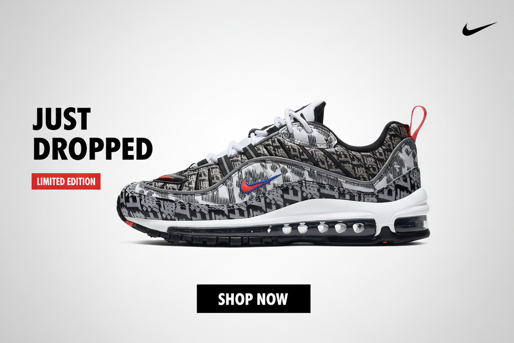 Nike genuine AIR MAX 98 Shanghai limited edition women's cushioned running shoes BV6956-106