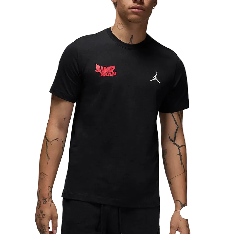 Nike Official Jordan Men's Printed Round Neck Short Sleeve T-Shirt FN6030-010