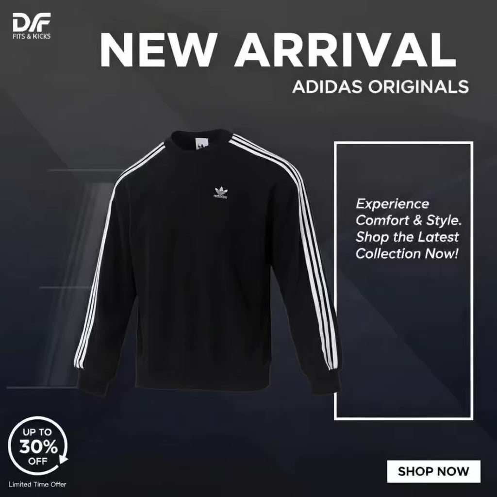 Adidas (Adidas) Sweatshirt Men's Sports Casual Wear Fashionable Fitness Training Breathable Round Neck Pullover Jn9786