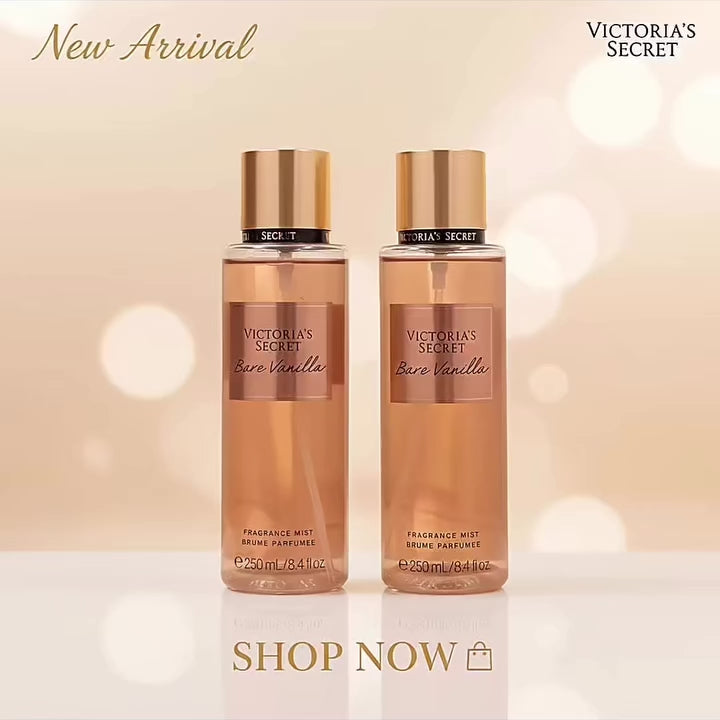 VICTORIA'S SECRET BARE VANILLA FRAGRANCE BODY MIST SPRY 8.4oz