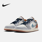 NIKE Air Jordan 1 Low 2026 Summer New MenS Shoes FZ5042041 White Blue Retro Basketball Shoes Wearresistant Breathable Lightweight