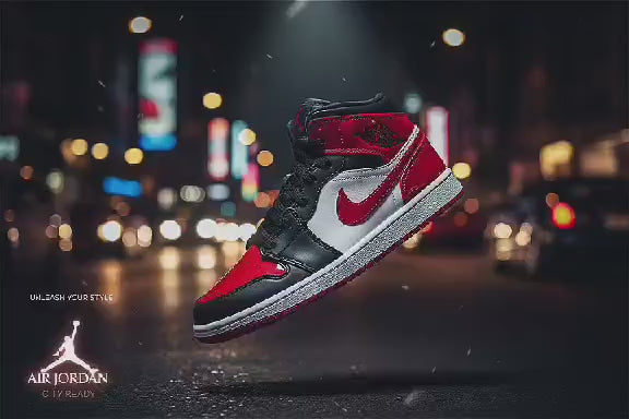 Little Kid's Jordan 1 Mid SE Black/Varsity Red-White (HV4444 006)
