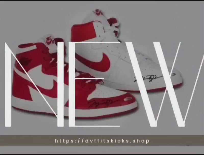 Michael Jordan Autographed Nike 1 Retro 1985 & Air Ship New Beginnings Shoes UDA