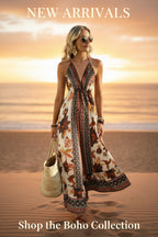 Trendy Sleeveless Long Dresses for Women Featuring a Sexy V-Neck Halterneck Design with Polka Dots, Perfect for Summer Daily Wear Or Beach Vacations
