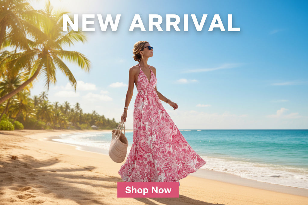 Trendy Sleeveless Long Dresses for Women Featuring a Sexy V-Neck Halterneck Design with Polka Dots, Perfect for Summer Daily Wear Or Beach Vacations